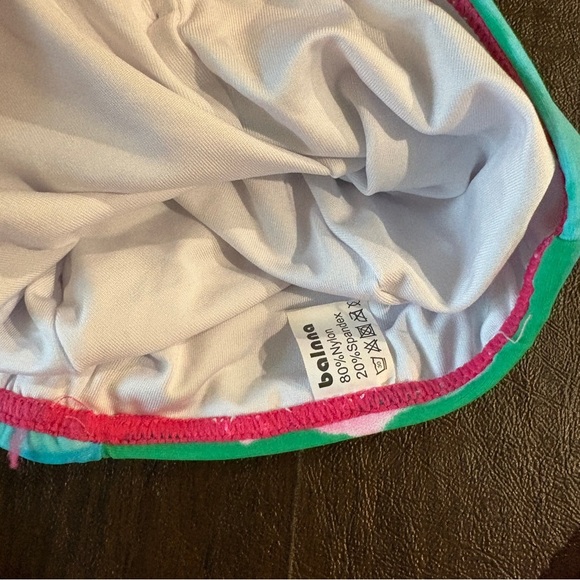 Baby Pink Floral Swim Coverup and Swimcap - Picture 5 of 9